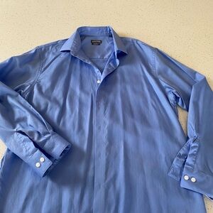 Kenneth Cole Reaction Men's Blue Dress Shirt